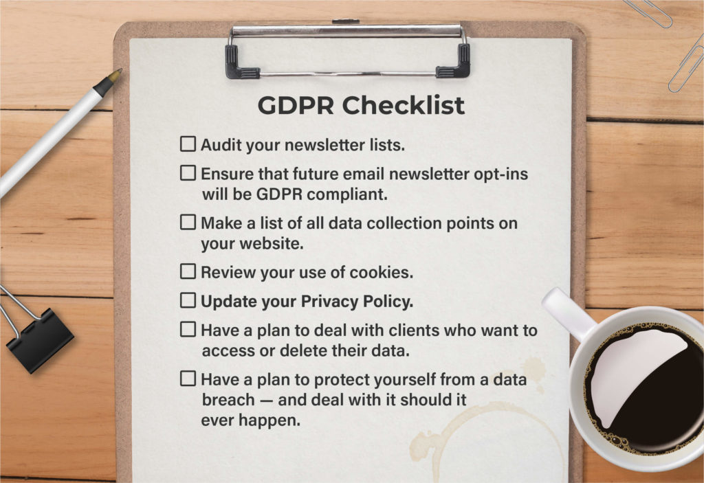 A checklist for GDPR compliance for small businesses